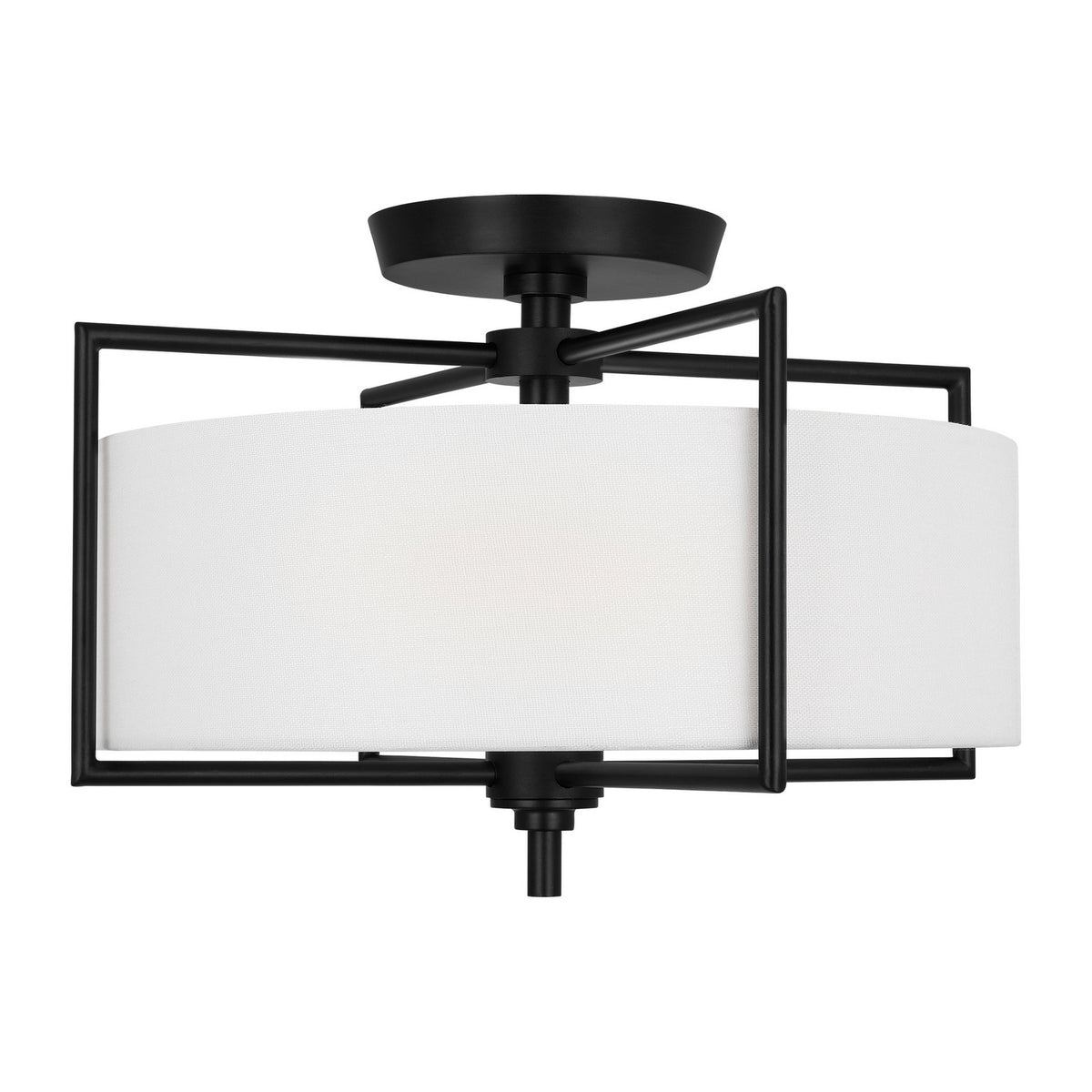 Two Light Semi-Flush Mount