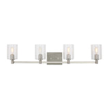 LED Bath Wall Sconce — W: 35.00" × H: 7.75" × D: 6.38"