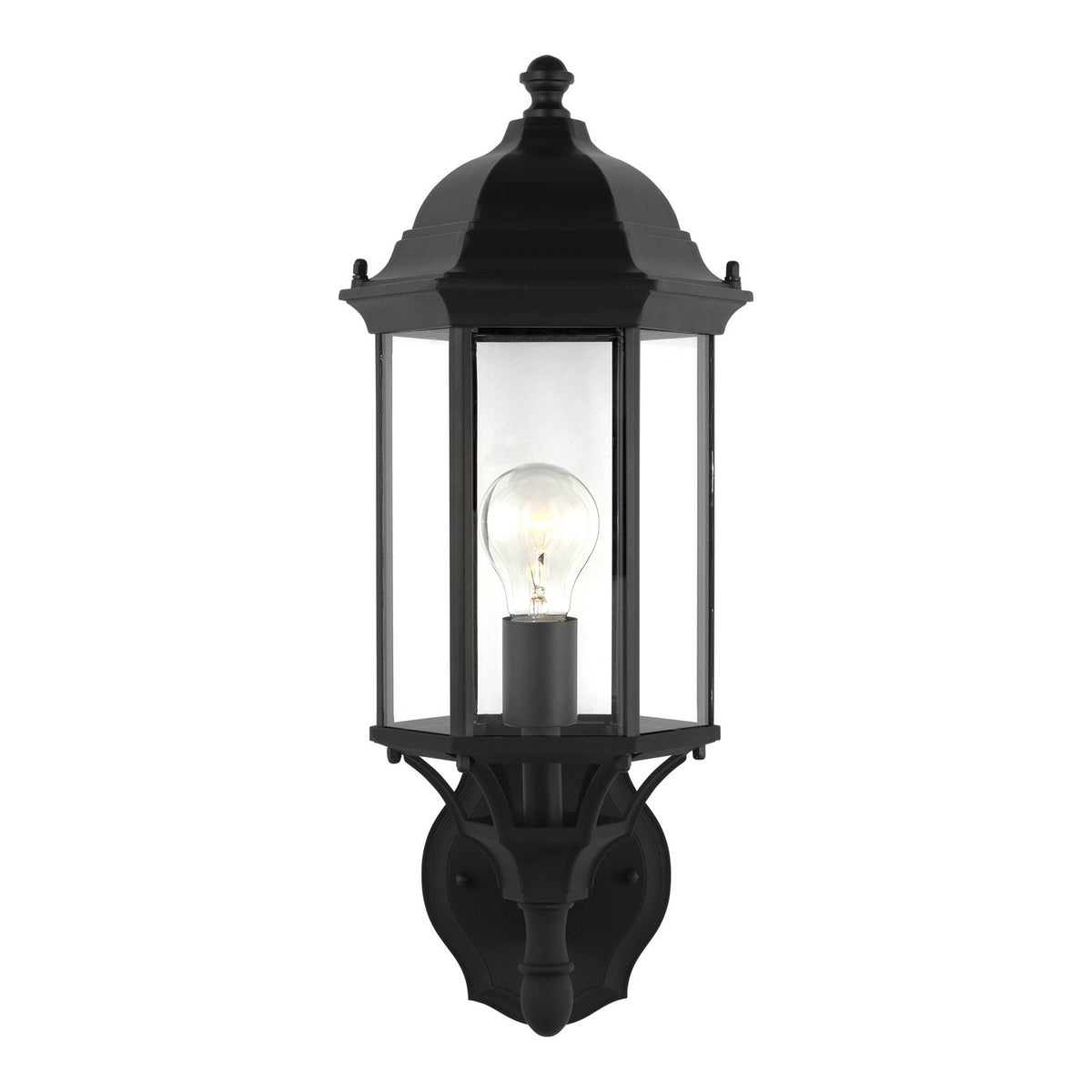 Sevier 19.5" Uplight Lantern — Clear