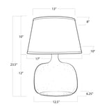 Seeded One Light Table Lamp