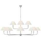 Piaf Oversized Two Tier Chandelier