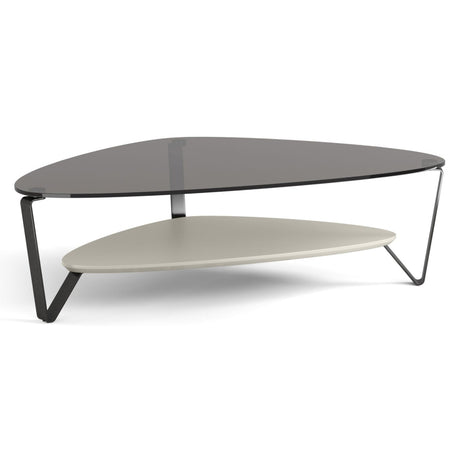 BDi Dino Coffee Table in Stone, on white, Large size