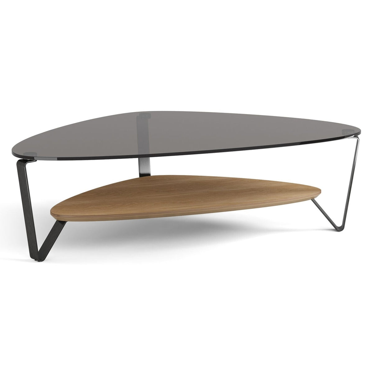 BDi Dino Coffee Table in Washed Oak, on white