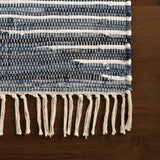 Dash & Albert Dira Denim Bohemian Diamond Rug in Blue, photo 3