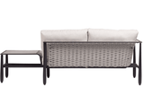 Diva 2-Seater Left Arm Chair w/Corner Table