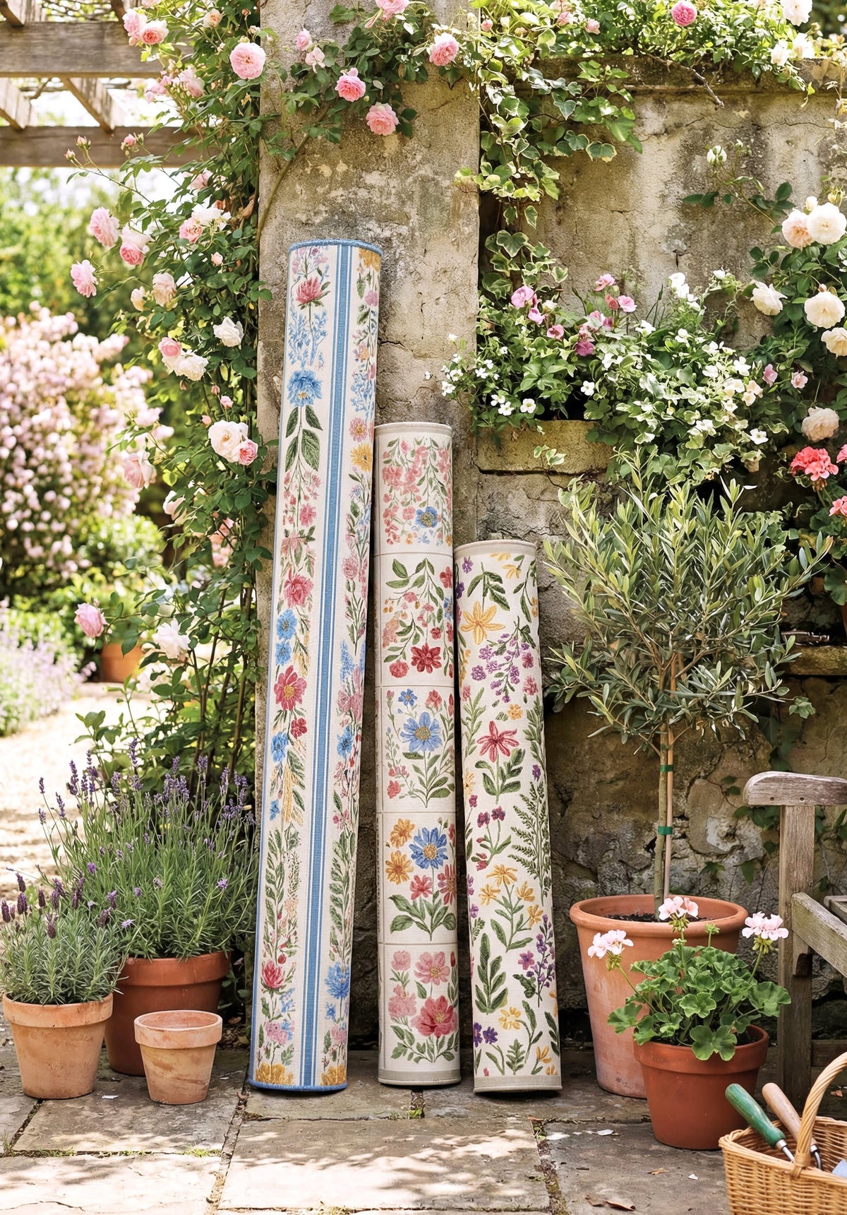 Dash & Albert Duskan Floral Indoor/Outdoor Rug in Multicolour, photo 2