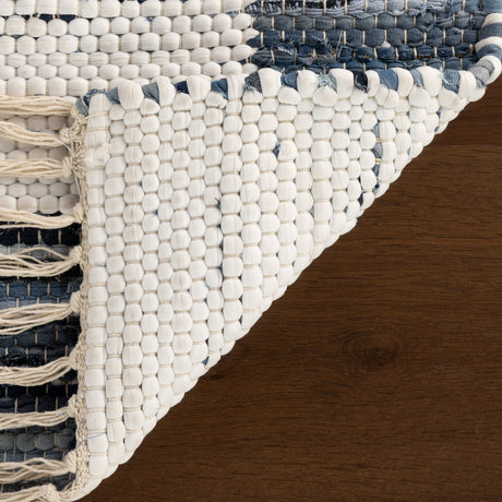 Dash & Albert Dymera Denim Bohemian Bordered Rug in Blue, photo 2