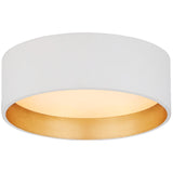 Shaw 5" Solitaire Flush Mount