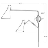 Spyder Two Light Wall Sconce