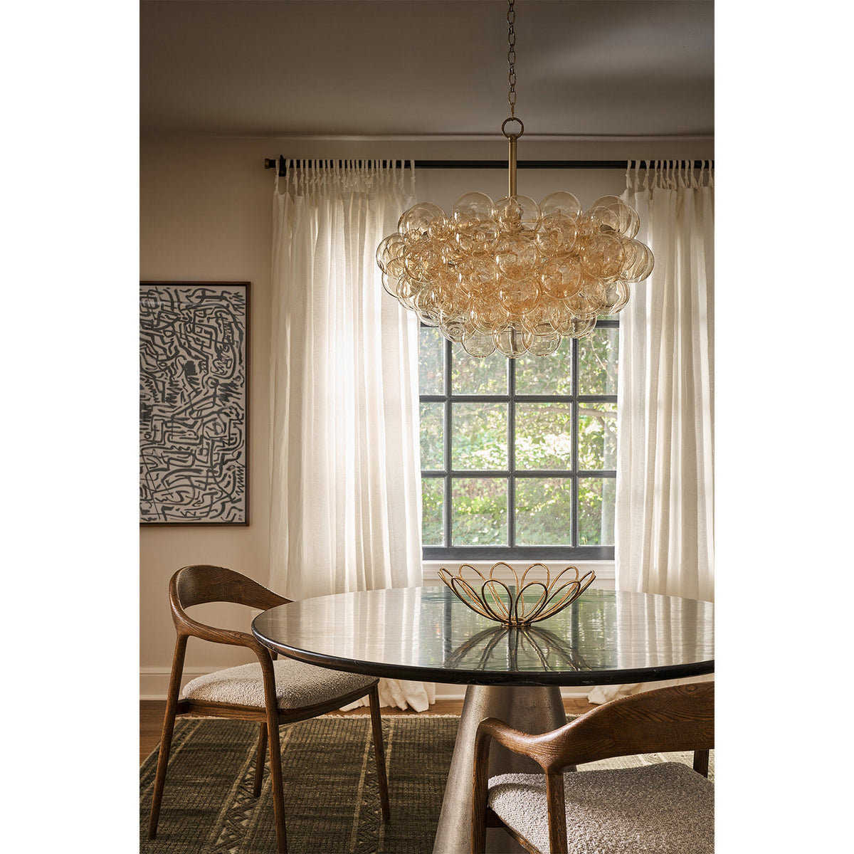 Bubbles One Light Chandelier
