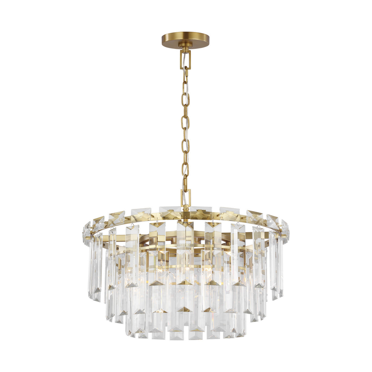 Ten Light Chandelier — 24.13"