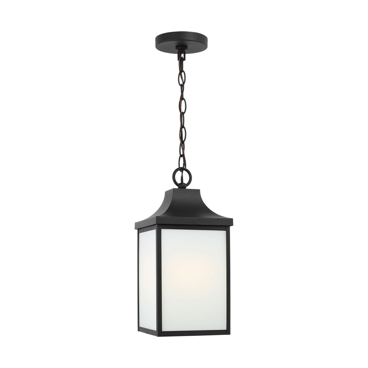 Saybrook 15" Hanging Lantern — Smooth White