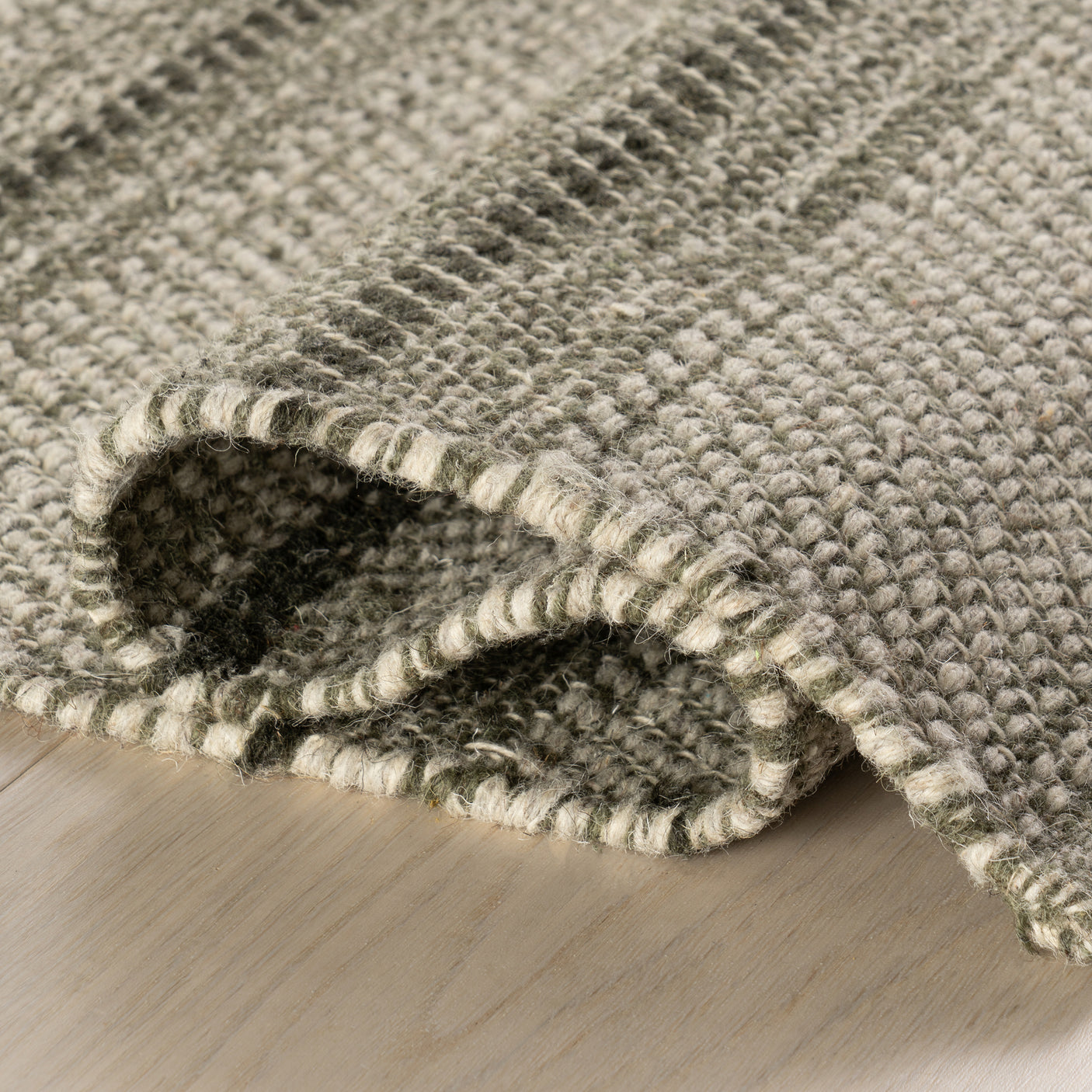 Nate Berkus Mateo Striped Wool Cozy Area Rug