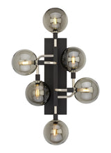 Viaggio Six Light Wall Sconce — Smoke