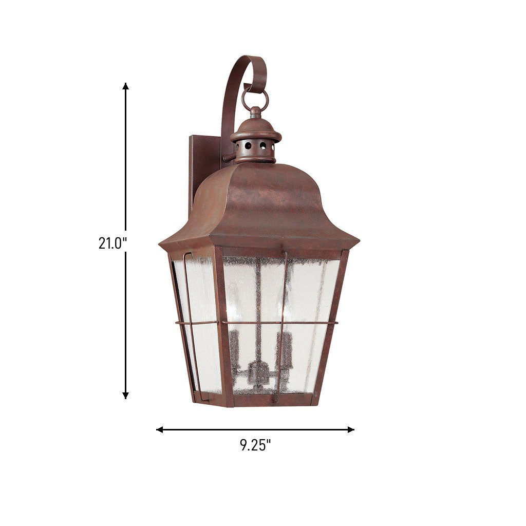 Chatham Two Light Outdoor Wall Lantern