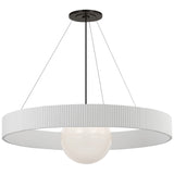 Arena 42" Ring and Globe Chandelier