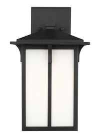 Tomek 14" Lantern — Etched / White Inside