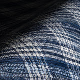 Denim Plaid Machine Washable Rug