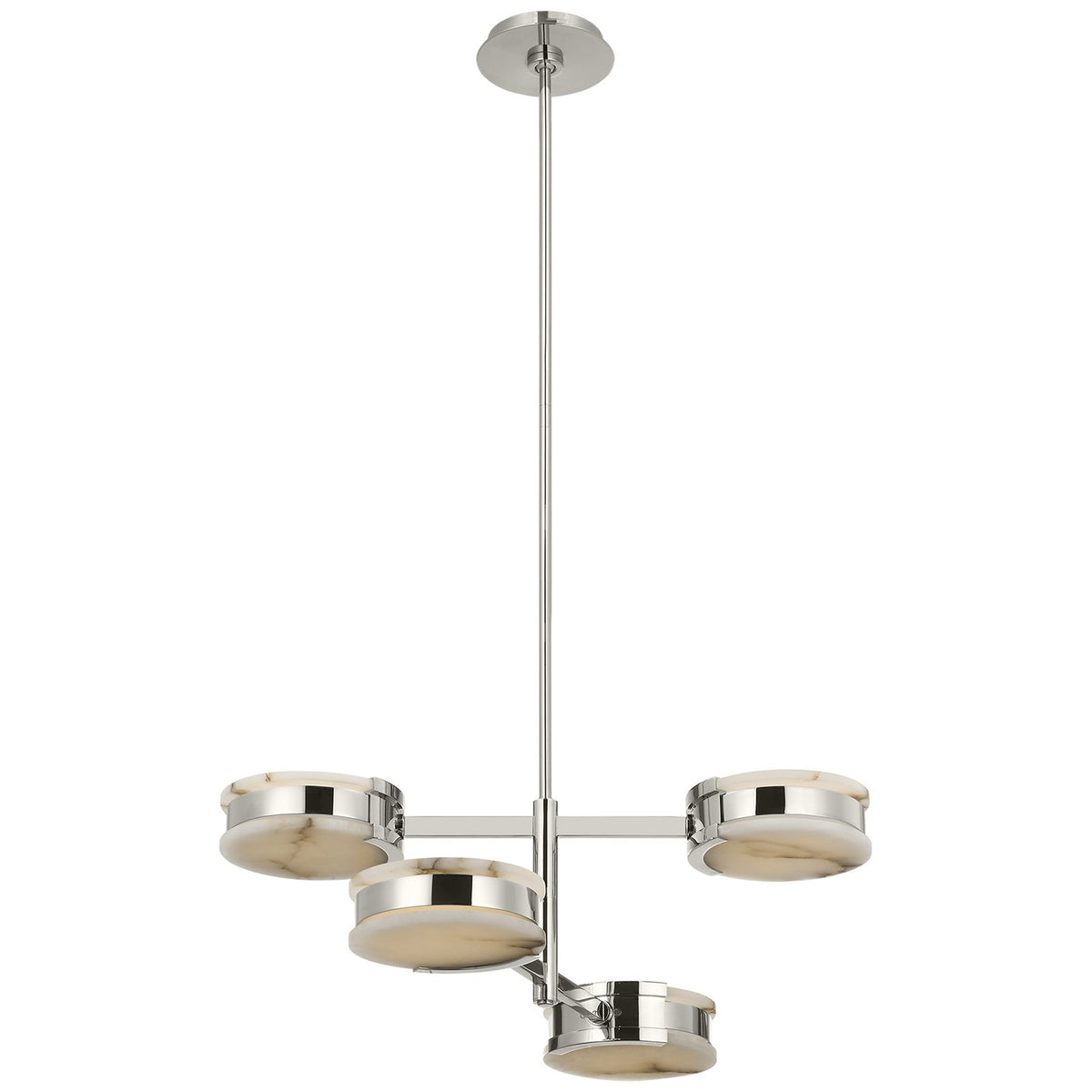 Melange 25" Multi-Positional Semi-Flush Chandelier