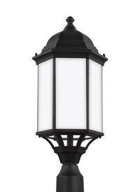 Sevier 22" Post Lantern — Satin Etched