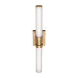LED Bath Wall Sconce — W: 4.75" × H: 26.75" × D: 4.50"