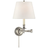 Candle Stick One Light Swing Arm Wall Lamp