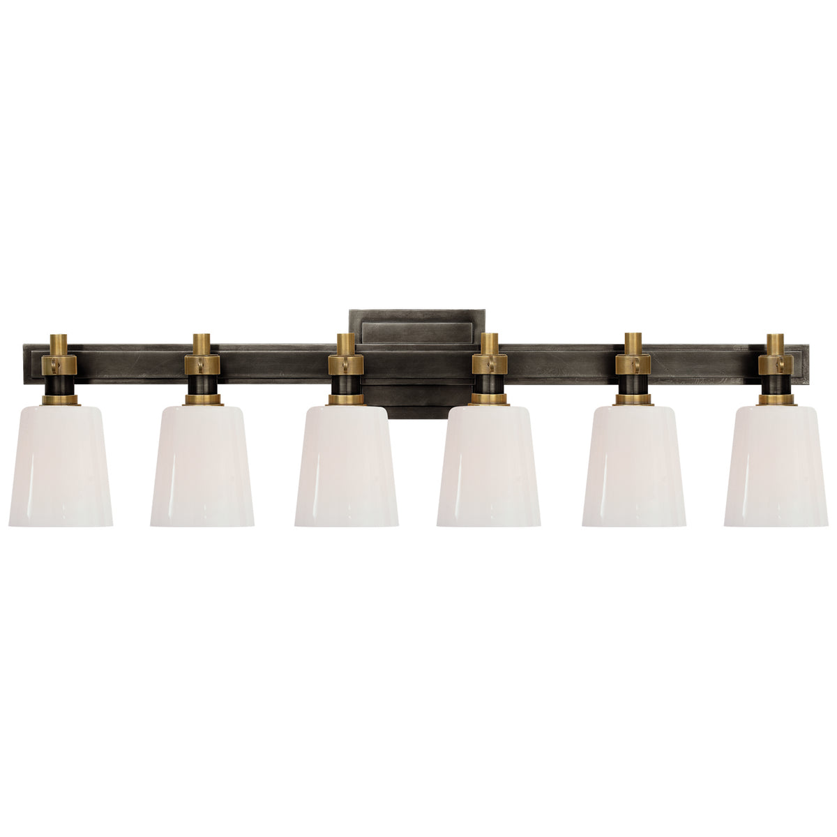 Bryant Six-Light Linear Bath Sconce