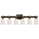 Bryant Six-Light Linear Bath Sconce