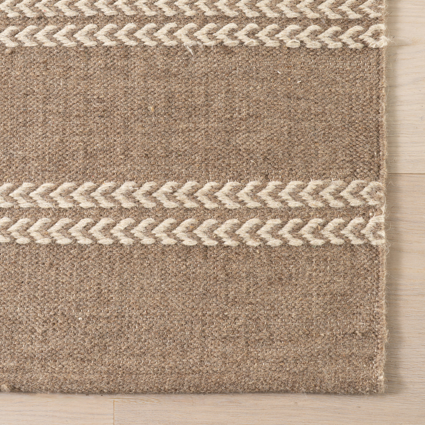 Nate Berkus York Striped Wool Cozy Area Rug