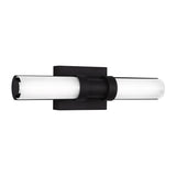 LED Bath Wall Sconce — W: 4.75" × H: 18.00" × D: 4.50"