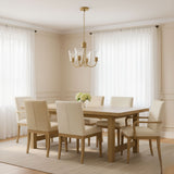 Miles Three Light Chandelier — Clear