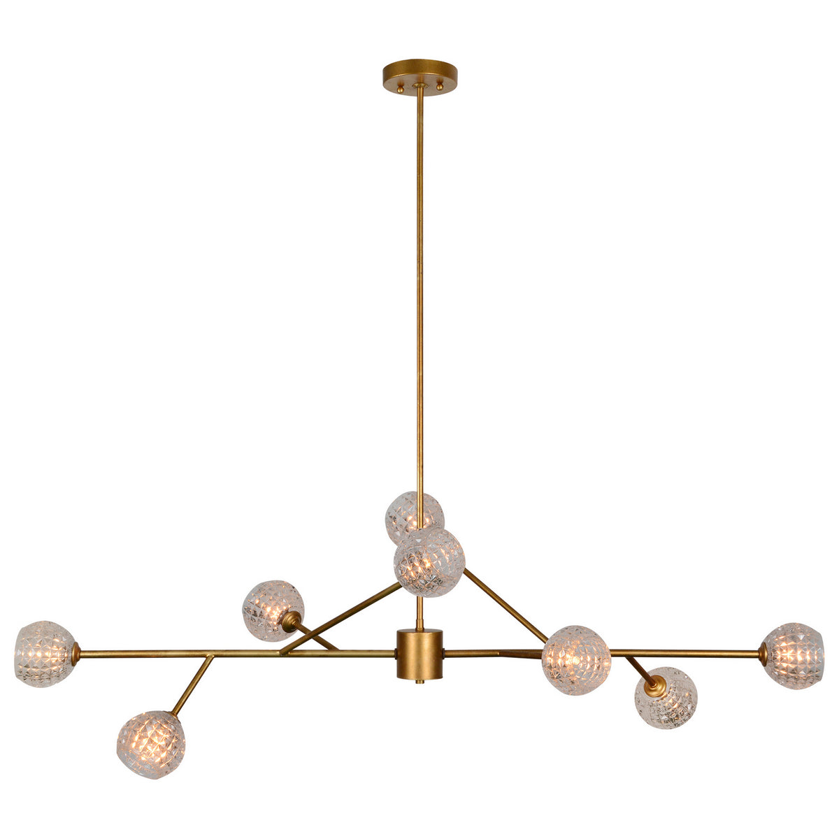 Damas Eight Light Ceiling Fixture