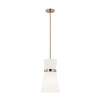 One Light Pendant — 16.50", 800 lm, White