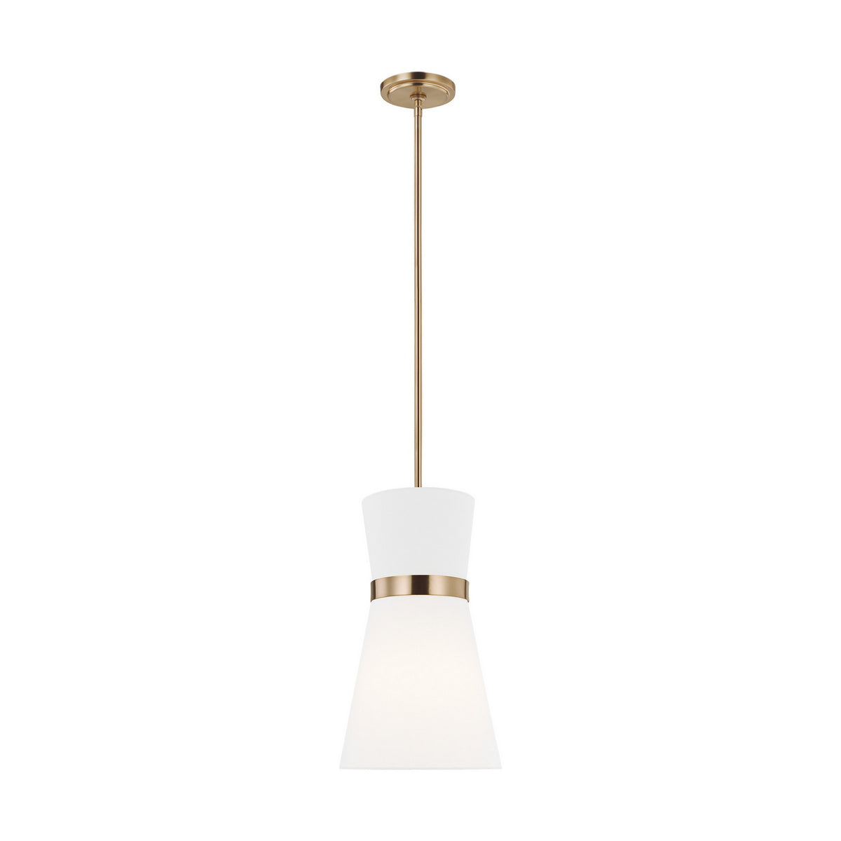One Light Pendant — 16.50", 800 lm, White