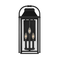 Three Light Outdoor Wall Sconce — 22.50"