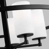 Alturas 5-Light Chandelier — Etched / White Inside