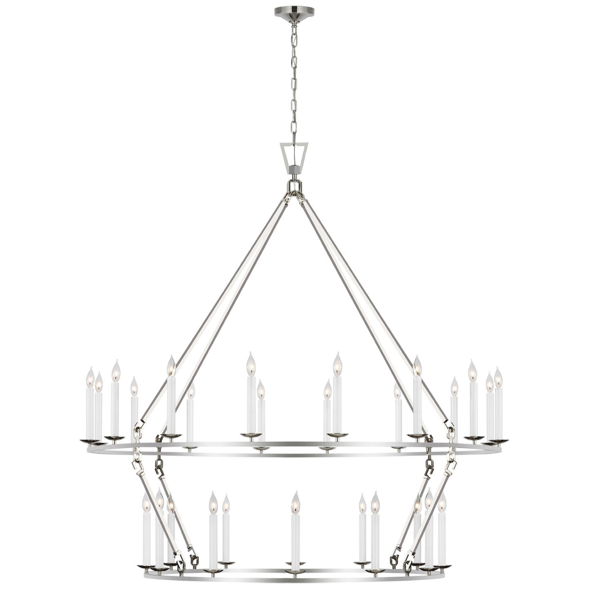 Darlana Oversized Two Tier Chandelier