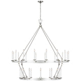 Darlana Oversized Two Tier Chandelier