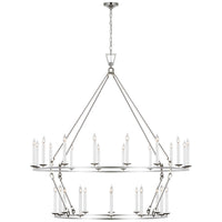 Darlana Oversized Two Tier Chandelier