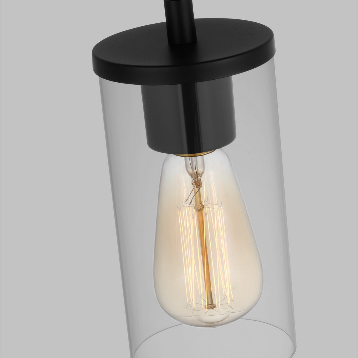 One Light Mini-Pendant — Clear, 60 W