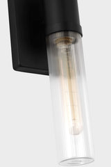 Keaton 20" Vanity Sconce — Clear Fluted