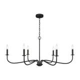 Abells Six Light Chandelier