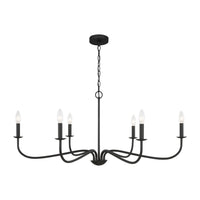Abells Six Light Chandelier