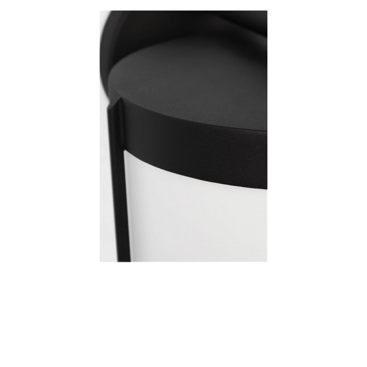 Luning Medium Lantern — White Aluminum Shade