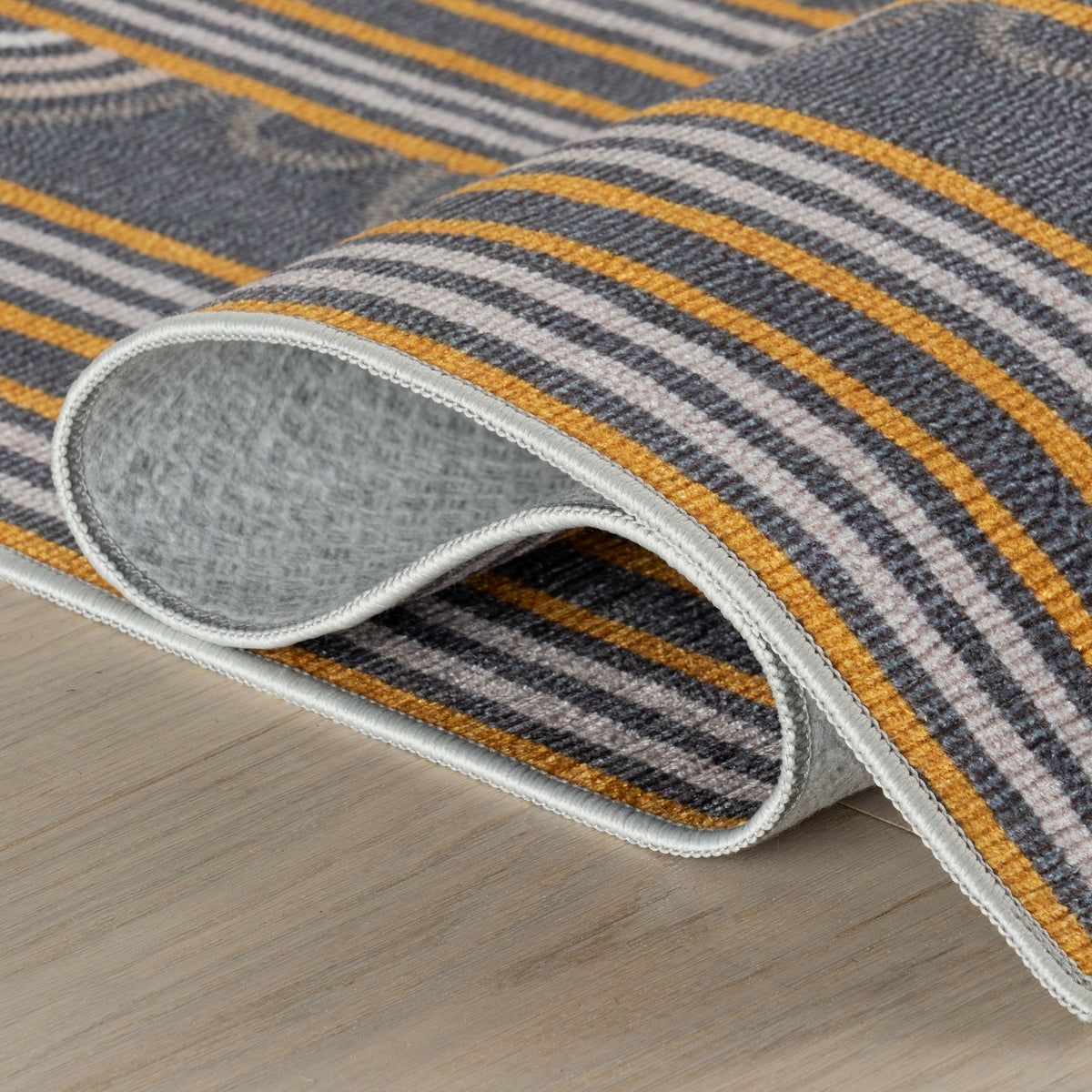 Button Machine Washable Rug
