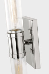 Keaton 30" Vanity Sconce — Clear Fluted