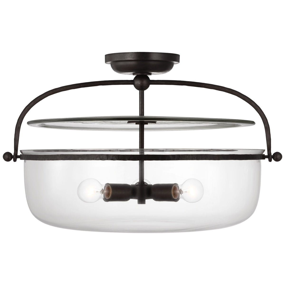 Lorford Large Semi Flush Lantern