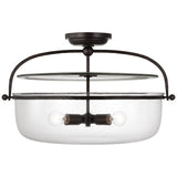 Lorford Large Semi Flush Lantern