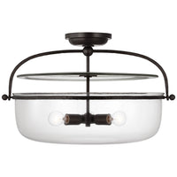 Lorford Large Semi Flush Lantern