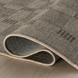 Nate Berkus Walker Modern Checkered Washable Area Rug